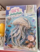 Zestaw kreatywny 3D meduza z perełkami i kryształkami