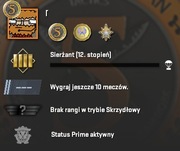 Konto CS2 Prime 3 ODZNAKI CSGO