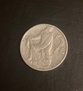 5zł Rybak 1974r. Moneta 