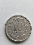 Moneta 10 gr 1998, z obiegu 