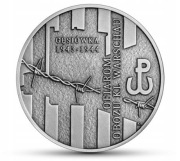 10 zł 2020 *Ofiarom obozu KL Warschau. Folia - Srebro 925.