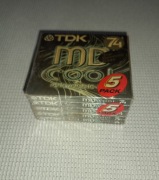 TDK MD 74 - pięć mini dysków nierozpakowanych w pakiecie