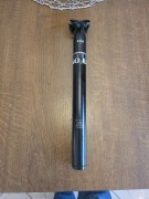 WSPORNIK SIODŁA ALUMINIOWY SZTYCA 31,6 X 350  CZARNY POŁYSK UNO