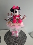 Kielich Komunijny z grającą Myszką Minne i słodyczami 