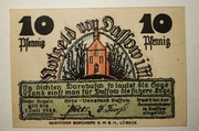 Niemcy Germany Dassow 10 Pfennig 1921 | NOTGELD UNC | Nikolaikirche