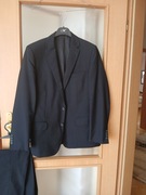 Garnitur granatowy 170/100/80 55 % wełny Lanser