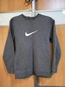 NIKE Bluza Szara Klasyczna – Logo Swoosh 152–158