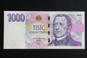 Banknot 1000 koron Czechy 2008 stan UNC -