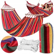 hamak ogrodowy dwuosobowy xxl 260x150 turystyczny duży hamak torba R