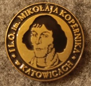 Odznaka, przypinka I LO Katowice - zestaw 