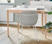 Biurko lite drewno dębowe