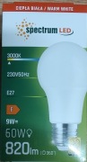 Żarówka LED E27 9W 820lm 230V