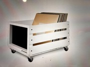 Navaris - pudełko z uchwytem do przechowywania albumów winylowych