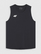 4F Tank top koszulka treningowa szybkoschnąca męska - czarny L