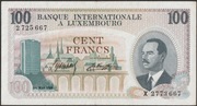 Luksemburg 100 franków 1968 - Wielki Książę Jan - X