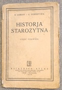 B. Gebert - Historja starożytna cz. 1 r. 1929