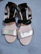 Czarno złote sandałki Anaki 39