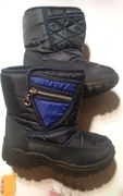 Granatowe zimowe śniegowce  rozm 26