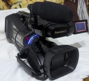 Panasonic AG-AC8EJ – kamera w bardzo dobrym stanie, gotowy zestaw