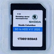 Aktualizacja map Skoda RNS510 EU West lub EU East