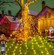 Oświetlenie lampki choinkowe na choinkę na zewnątrz 3,5 m x 9, 352 LED