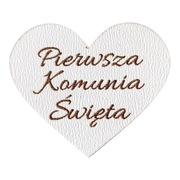 MR33 Serca Pierwsza Komunia Święta 3sztuki białe 