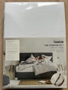 Prześcieradło TEMPUR - FIT biale 100% bawełna 90x200
