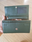 Portfel damski Betlewski, ciemnozielony