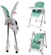 Krzesełko do karmienia Kindereo miętowe