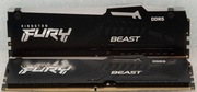 Pamięć RAM DDR5 Kingston Fury Beast 32GB 5600MHz CL40 RGB