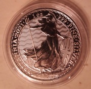 Srebrna moneta Britannia 1 uncja srebra 2021