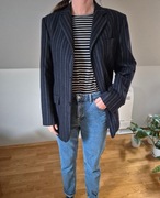 Wełniana marynarka vintage, oversize L/XL, wool, vintage, mołdawska