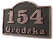 Tablica tabliczka adresowa Numer na Dom