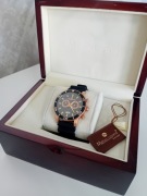 Zegarek Męski Mathieu Legrand MLG-1004-C Czarny Ekstra Stan