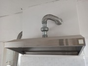 Okap kuchenny ze stali nierdzewnej 180 x 80 cm 