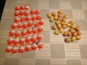 Figurki Kinder niespodziank i kinder joy , razem 65 sztuk i