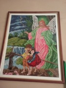 Obraz wyszywany haftem krzyzykowym 