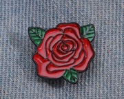 Piękna nowa przypinka igłowa kwiat róży 
