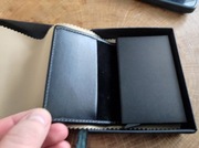 Etui na karty. Skórzane z metalową blokadą RFID.