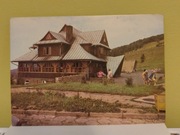 Widokówka Pocztówka schronisko PTTK RÓWNICA BESKID ŚLĄSKI pieczątka 