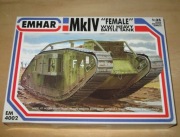 brytyjski / niemiecki czołg ciężki z I W.Św.: Mk.IV 'Female', EMHAR + TAKOM