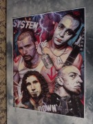 plakat na płótnie zespołu muzycznego system of a down