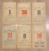 Oryginalna kartka z kalendarza 1975 r. Prezent 50-te URODZINY Rocznica