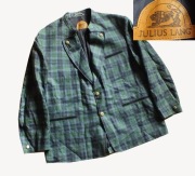 Julius Lang boska lniana kraciasta marynarka retro r.27