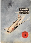 Mały Modelarz 6 1982 Jak-23 model 1:33