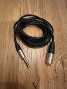 KABEL DO MIKROFONU ADAM HALL XLR - jack 6,3 mm