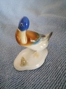 Porcelanowa figurka kaczki z żabą, Metzler Orloff