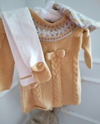 Zestaw komplet dla dziewczynki dziecka sukienka 