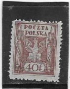POCZTA POLSKA GORNY SLASK 40F*