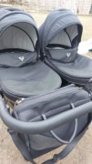 Wózek bliźniaczy Junama diamond S-line duo 3w1